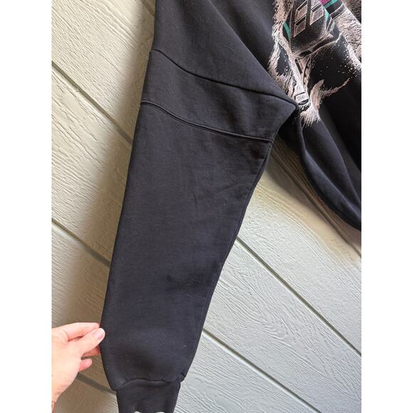 Vintage Mercer Sno-Goers Snowmobile Sweatshirt XXL Made in USA 80s 90s - Picture 2 of 7